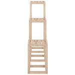 vidaXL Ensemble de supports pour plantes 3 Pièces Bois de pin massif