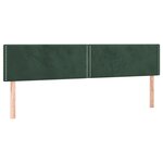 vidaXL Sommier à lattes de lit avec matelas vert foncé 120x190 cm