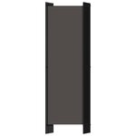 vidaXL Cloison de séparation 6 panneaux Anthracite 300x180 cm