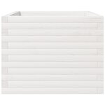 vidaXL Jardinière blanc 60x60x49 5 cm bois de pin massif