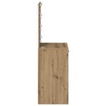 vidaXL Coiffeuse chêne artisanal 50 x 41 x 135 cm Bois d'ingénierie