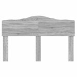 vidaXL Tête de lit Gris Sonoma 160 cm Bois d'ingénierie