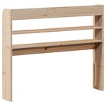 vidaXL Tête de lit avec étagères 100 cm bois massif de pin