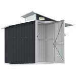 vidaXL Abri de jardin Anthracite 270x130x208 5 cm Acier galvanisé