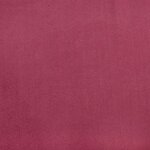 vidaXL Canapé à 3 places rouge bordeaux velours