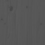 vidaXL Canapés centraux de jardin 2 Pièces gris 120x80 cm bois pin massif