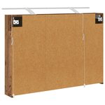 vidaXL Armoire Miroir de Salle de Bain Bois ancien 100 x 14 5 x 70 cm