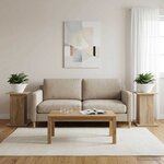 vidaXL Support de Plante 2 pc Chêne Sonoma 30 5 x 30 x 43 cm