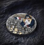 Pièce de monnaie en Argent 5 Dollars g 62.2 (2 oz) Millésime 2025 Visionaries in History NAPOLEON BONAPARTE