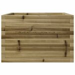 vidaXL Jardinière 70x70x46 cm bois de pin imprégné