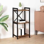 vidaXL Étagère Bois ancien 40 x 30 x 85 cm Bois d'ingénierie