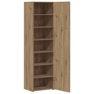 vidaXL Haut Armoire 2 Pièces Chêne artisanal 50 x 42 5 x 185 cm