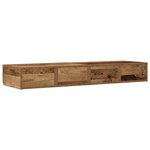 Tiroirs de lit vidaXL en vieux bois 120x36 5x16 5 cm en bois manufacturé
