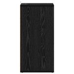 vidaXL Meuble à chaussures avec étagère Chêne noir 32 x 35 x 70 cm