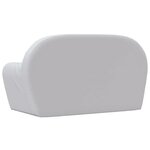 vidaXL Chaise longue pliable pour enfants gris clair