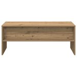 vidaXL Meuble TV chêne artisanal 100x40x40 cm bois d'ingénierie