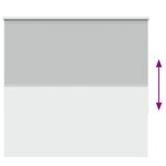 vidaXL Store enrouleur occultant largeur du tissu 151 6 cm polyester