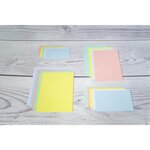 Étui de 100 fiches - bristol quadrillé 5x5 non perforé 125x200mm - Couleurs assorties x 12 EXACOMPTA