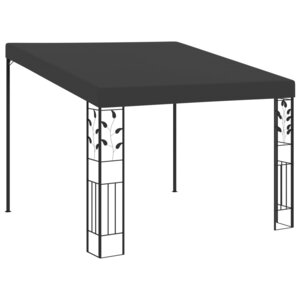 vidaXL Belvédère à montage mural 3x3x2 5 m Anthracite