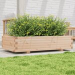 vidaXL Jardinière 110x60x26 5 cm bois de pin massif
