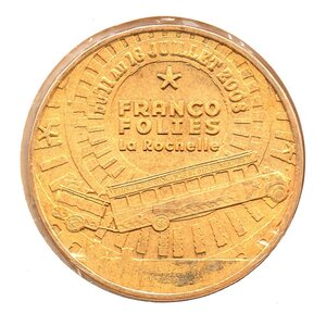 Mini médaille Monnaie de Paris 2008 - Francofolies de la Rochelle