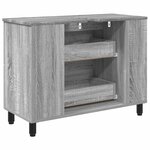 vidaXL Unité de vanité de salle de bain Sonoma gris 80 x 35 x 60 cm