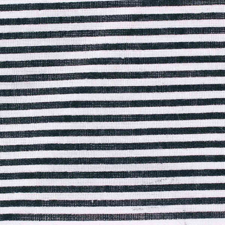 Coupon de tissu en coton Rayures noir 55 cm