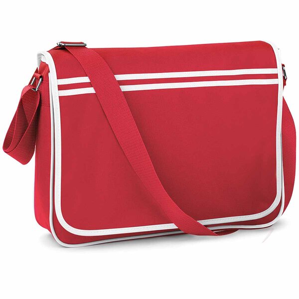 Sac sacoche bandoulière simili cuir - BG71 - rouge