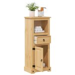 vidaXL Armoire de salle de bain Corona 45x33x110 cm bois de pin massif