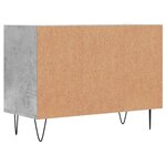 vidaXL Meuble TV gris béton 69 5x30x50 cm bois d'ingénierie