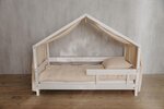 YappyMuslin - Rideaux pour lit YappyHytte 75x360 cm - Beige