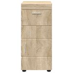vidaXL Cabinet de salle de bain TULUM Chêne sonoma 37 x 31.5 x 82 cm