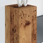 vidaXL Meuble TV mural Bois Ancien 30 x 31 x 80 cm Bois d'ingénierie