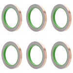 vidaXL Ruban en Cuivre Double Face 6 Pièces Cuivre 2000 x 1 cm Cuivre