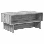 vidaXL Table basse Gris Sonoma 80 x 46 x 35 cm Bois d'ingénierie