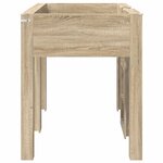 vidaXL Lit Superposé pour Enfants Chêne Sonoma 75 x 190 cm