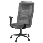 vidaXL Chaise de bureau réglable en hauteur gris