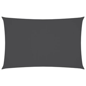 vidaXL Voile de parasol tissu oxford rectangulaire 5x8 m anthracite