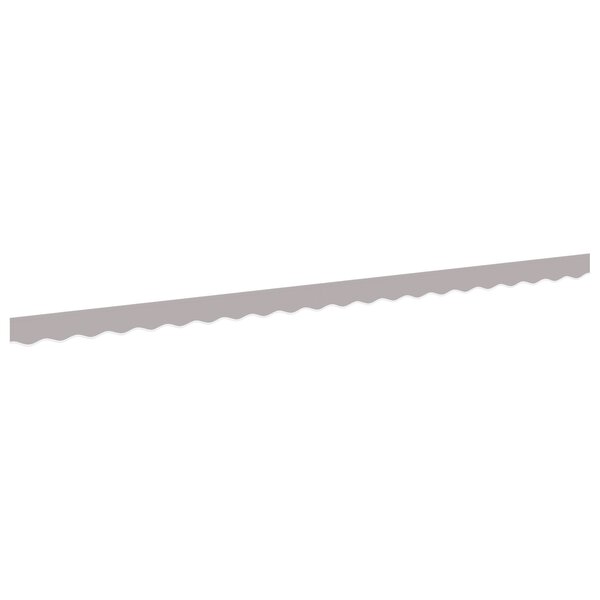 vidaXL Auvent Valence 5 m gris clair 4.8x0.2 m