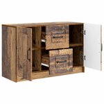 vidaXL Buffet Bois ancien 89 x 34 5 x 57 cm Bois d'ingénierie