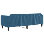 vidaXL Lit de repos sans matelas bleu 80x200 cm velours