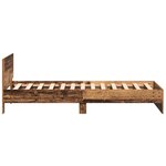 vidaXL Cadre de lit Bois Ancien 203 x 185 x 70 cm Bois d'ingénierie