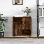 vidaXL Buffet Chêne fumé 60x35x70 cm Bois d'ingénierie