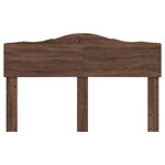 vidaXL Tête de lit Chêne brun 140 cm Bois d'ingénierie