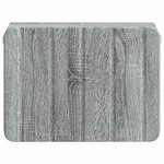vidaXL Cabinet de chevet mural Sonoma gris 33 x 34 5 x 24 cm