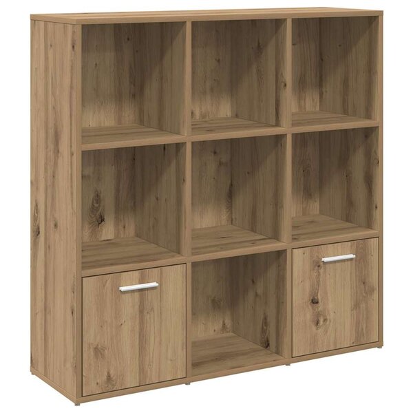 vidaXL Bibliothèque chêne artisanal 98x29x97 5 cm bois d'ingénierie