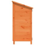 vidaXL Abri de jardin Marron 59 5 x 56 x 113 5 cm Bois de Sapin Massif