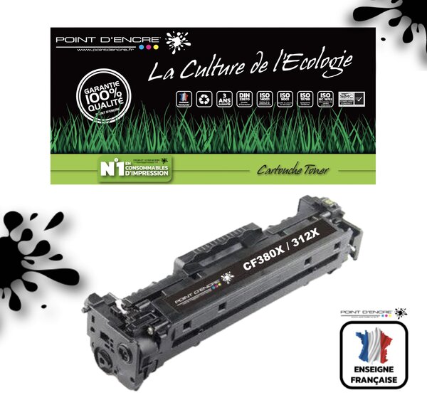 312X / CF380X - NOIR  - Grande capacité