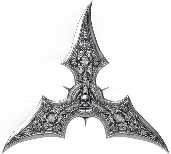 Monnaie SHURIKEN Ninja 2 Oz Argent 20$ Liberia 2026 (PRÉCOMMANDE)