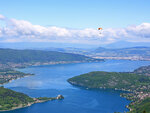 Vol prestige en parapente de 35 min en duo au-dessus du lac d'annecy - smartbox - coffret cadeau sport & aventure